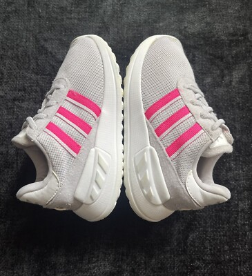 Adidas LA Trainer Lite Kids Trainers Grey Pink UK EU US UK