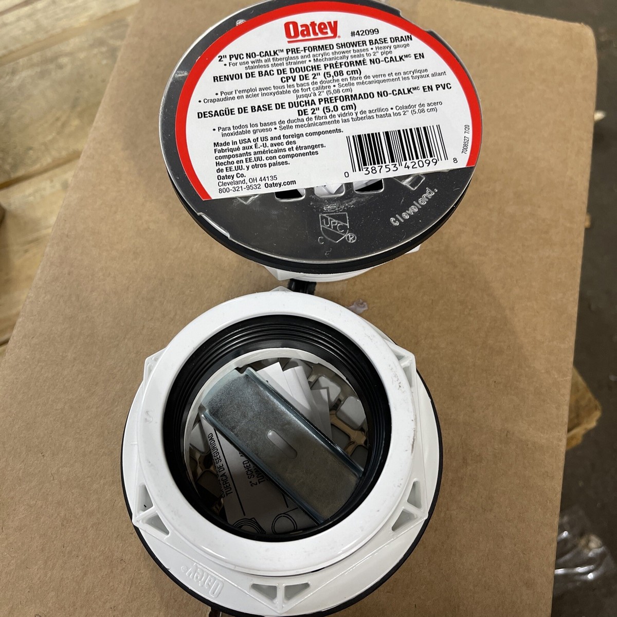 OATEY 42099 PVC No-Calk Pre-Formed Shower Base Drain 2 - Free Shipping OATEY 42099 PVC No-Calk Pre-Formed Shower Base Drain 2 - Free Shipping