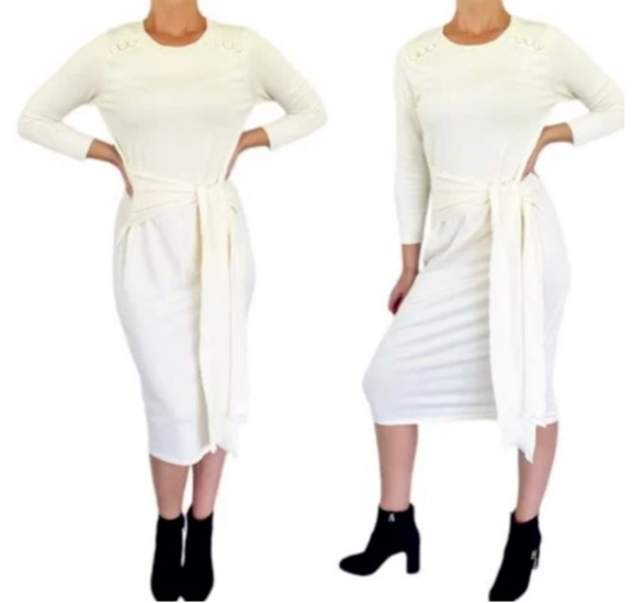 short stretch knit dress Cicinia Little White Dresses Short Stretch Fabric Sheath Sleeveless Mini  Dress main image 0