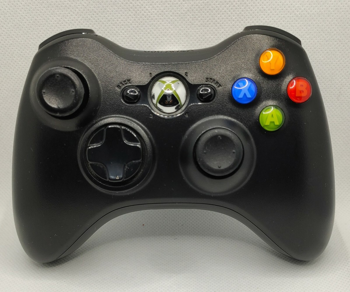 Manette Xbox 360 Sans Fil – Officielle Microsoft – Noire – Occasion France