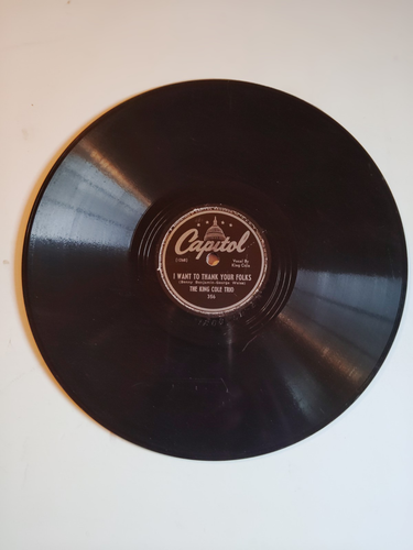 KING COLE T RIO, I WANT TO THANK YOUR FOLKS / YOU SHOULD HAVE...,10", 78RPM,, EX - Imagen 2 de 2
