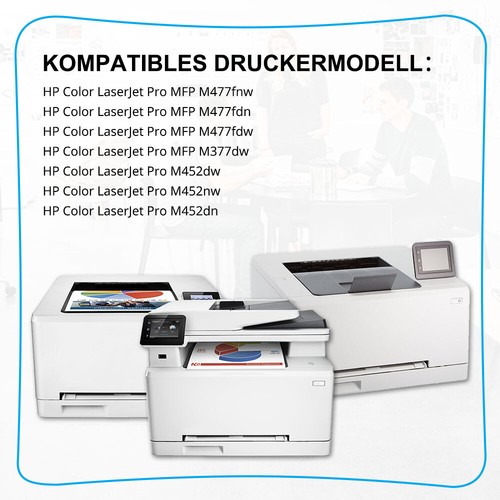 XXL Toner Kompatibel für HP 410X Color LaserJet M452DW M452DN MFP M377DW M477FDW - Bild 3 von 22