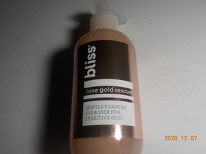 bliss rose gold cleanser