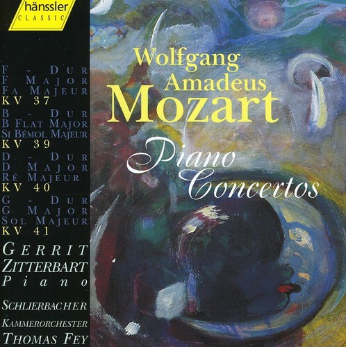 Gerrit Zitterbart Performs Mozart Piano Concertos 37 39 40 41 New CD