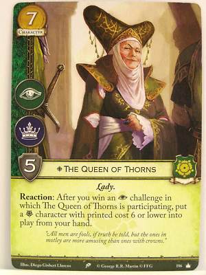 A Game of Thrones 2.0 - 1x #186 The Queen of Thorns - House Tyrell