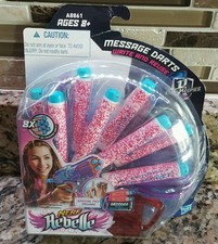 Hasbro Nerf Rebelle Message Dart Refill 8 Darts Model A8861- New Opened Package