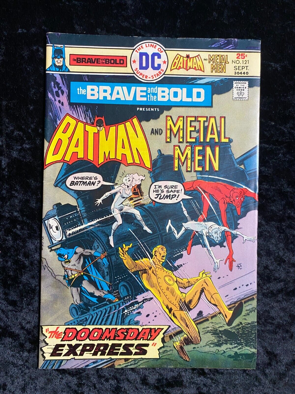 Batman , Metal Men, The Brave and the Bold, Giant  #121, Sept. 1975, 