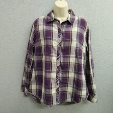 Lee Riders Button Down Shirt Top Blouse Women...