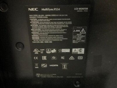 NEC MultiSync P554 55-inch FHD 1080p Commercial with stand | eBay NEC MultiSync P554 55-inch FHD 1080p Commercial with stand | eBay