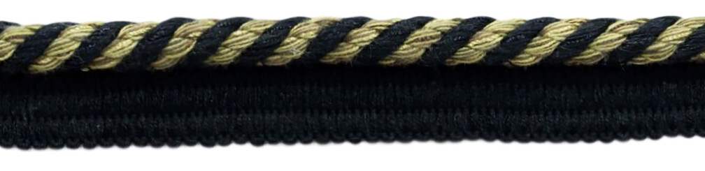 Dark Brown, brown, Light brown 3/8"" Decorative Lip Cord [By The Yard]