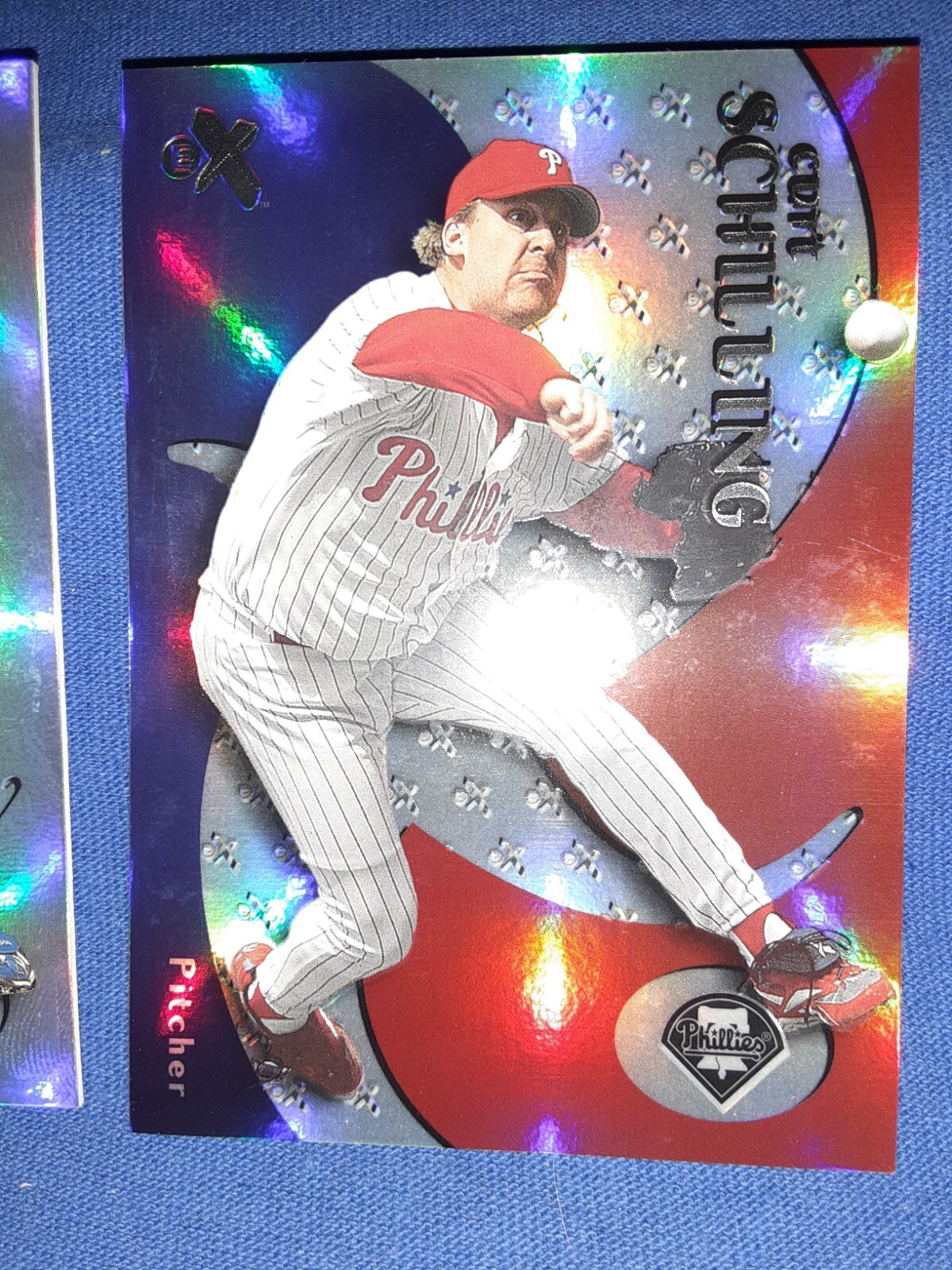 2000 EX - #39 Curt Schilling SILVER PRIZM MVP HOF MLB