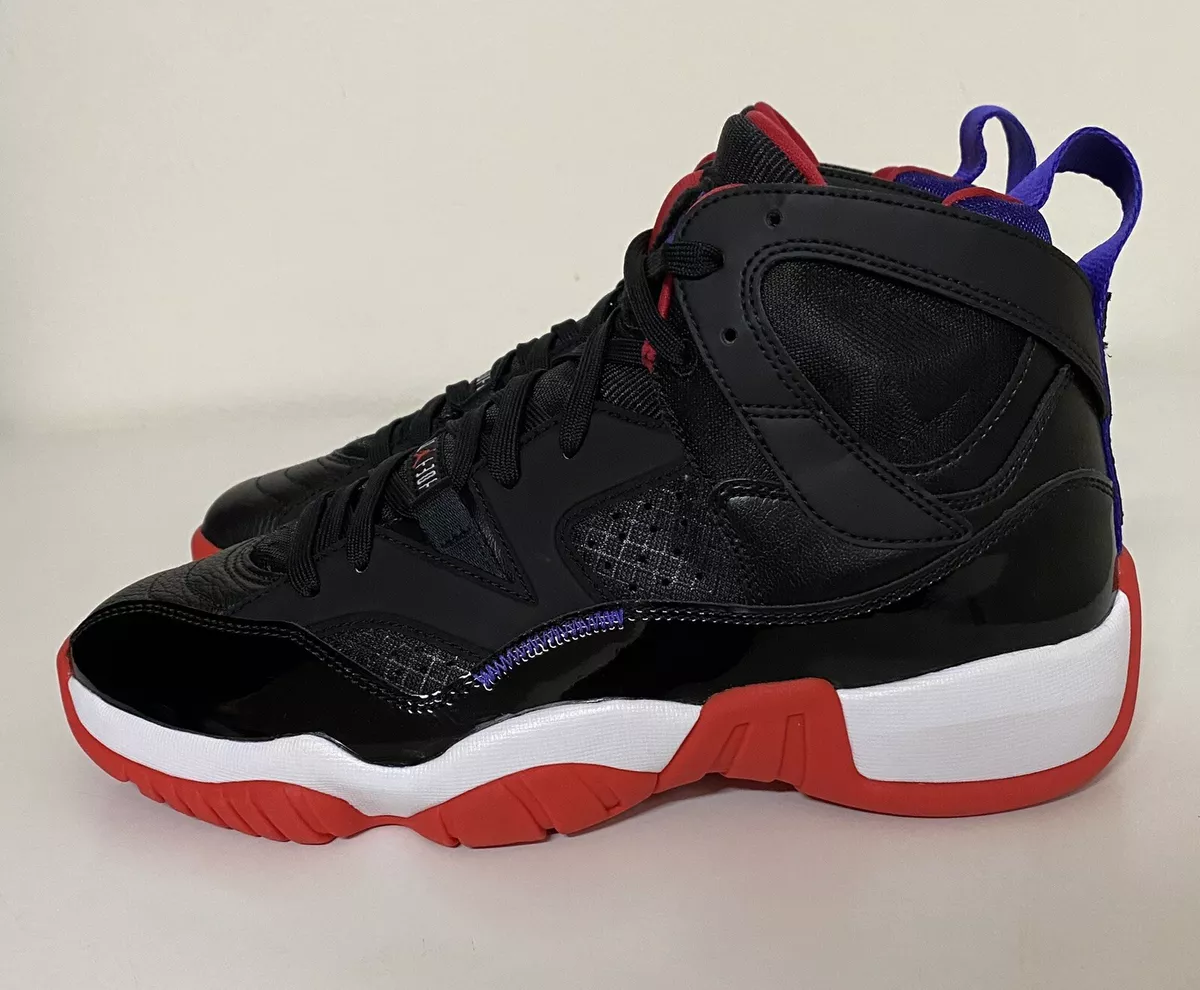 Nike Jordan Jumpman Two Trey Olympic Mens Sz 9 Black Red White
