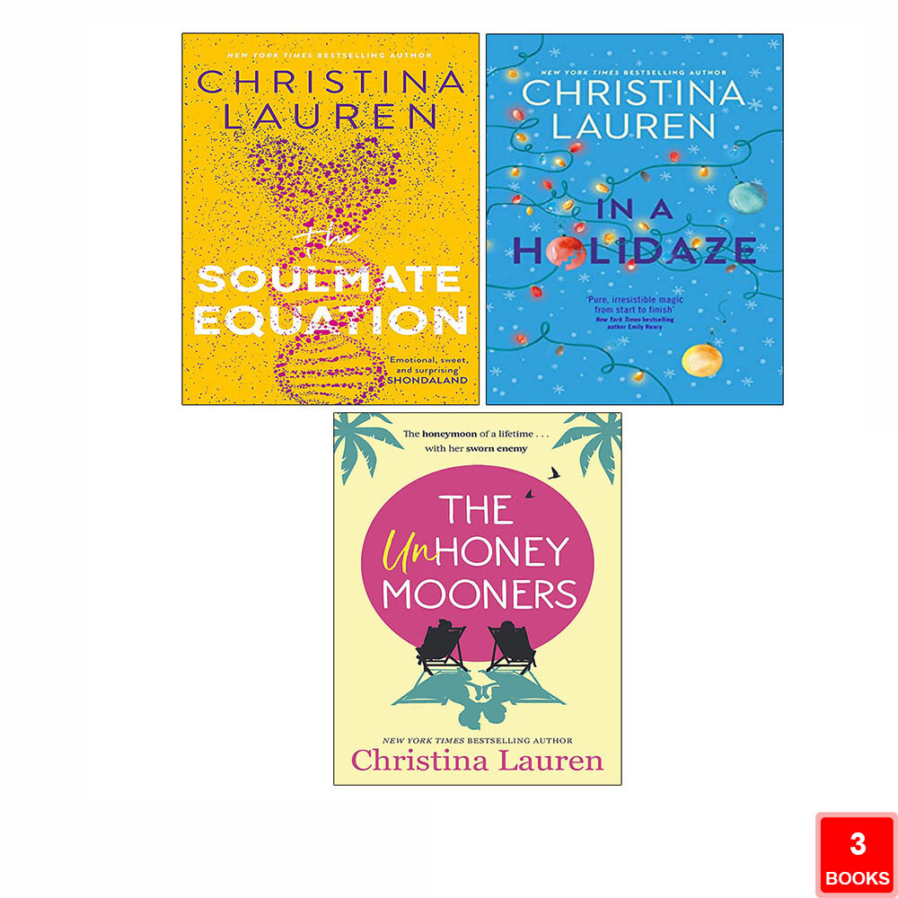 Christina Lauren Collection 3 Books Set  In a Holidaze, Unhoneymooners  NEW