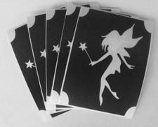 bm95 GLITTERTATTOO 10 x stencil fairy must have neat glitter tattoo L K