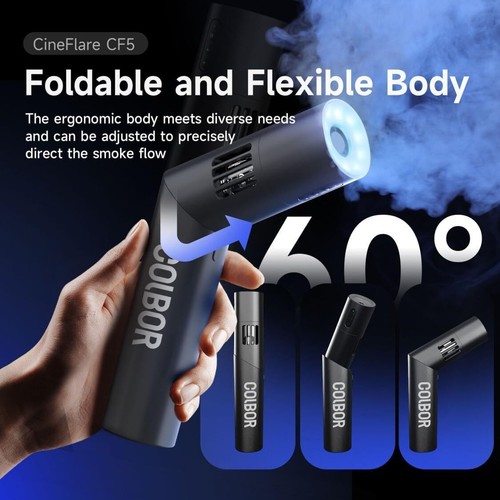 COLBOR CF5 Fog Smoke Machine 40W Foldable 60° W/ Remote Control for Photography - Picture 6 of 12
