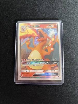Pokemon Glurak GX | Deutsch 9/68 Verborgenes Schicksal | Near Mint
