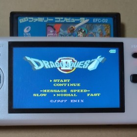 Famicom games Dragon Quest Final Fantasy  and Nintendo retro games.Tested