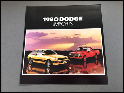 1980 Dodge Colt and D-50 Truck 12-page Car Sales Brochure Catalog - Mitsubisihi