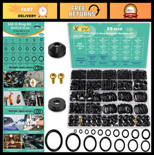 650 Pcs Faucet Rubber Washers O Ring Assortment Set for Plumbing Repair - 28 S