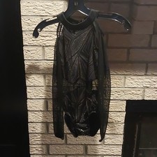 Weissman Girls MC Black Dancewear Outfit Polyester Nylon Spandex RN 64830