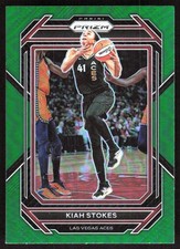 2023 Panini Prizm WNBA #34 Kiah Stokes Green