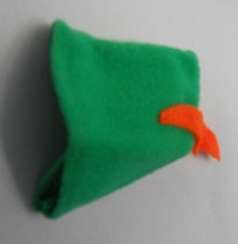 Disney Barbie Ken Doll Peter Pan HAT German Oktoberfest Elf Costume Robin Hood