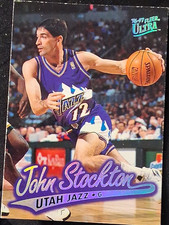 Fleer Ultra 1996-97 John Stockton #256 Utah Jazz Basketball Card Base Set