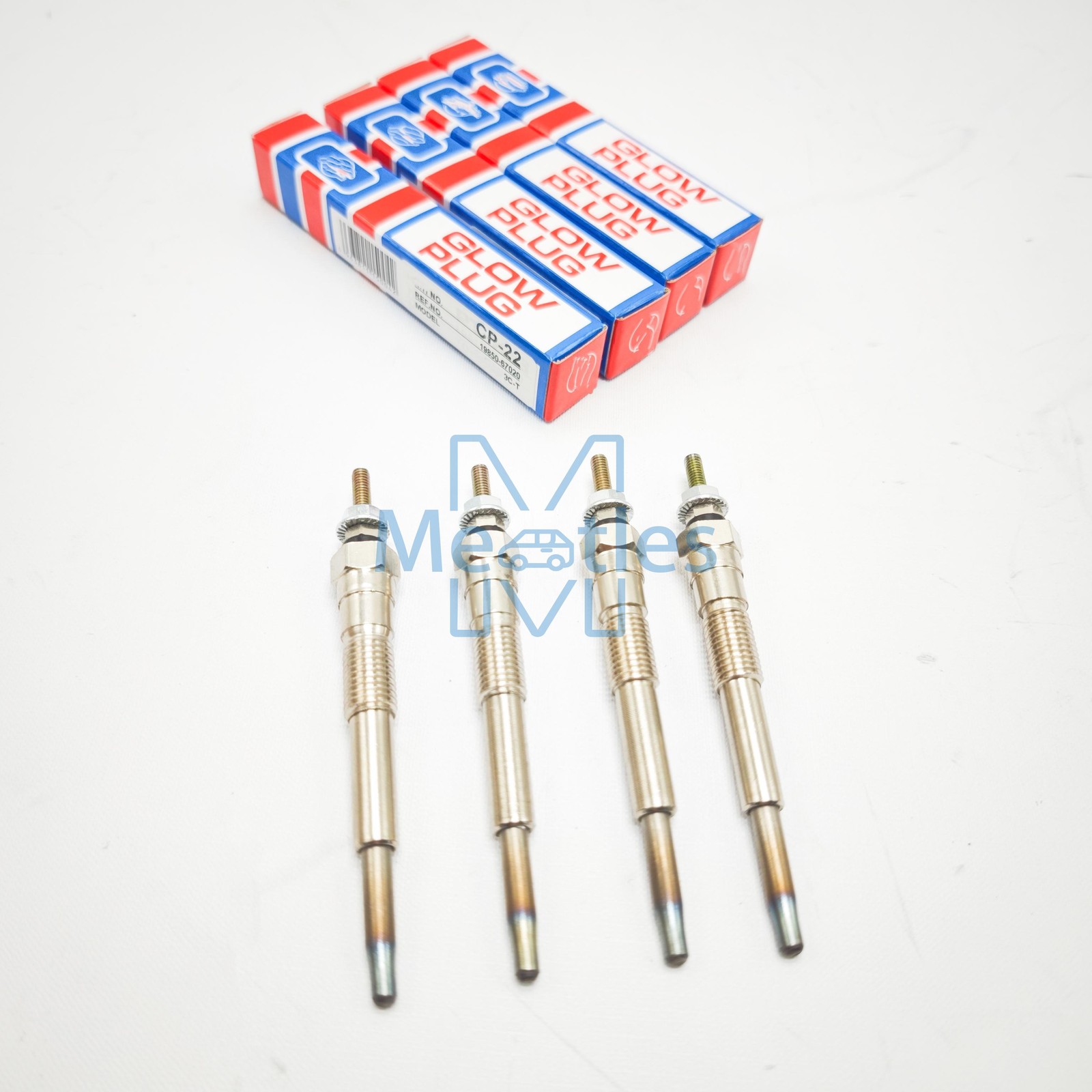 4x Glow Plug HKT CP-22 New For Toyota 1KZ-TE 1CT 1KZ-T 19850-67030