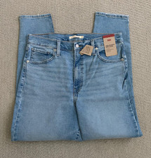 NWT Women's Levi's High Rise High Waisted Mom Jeans, Blue, Size 32x29