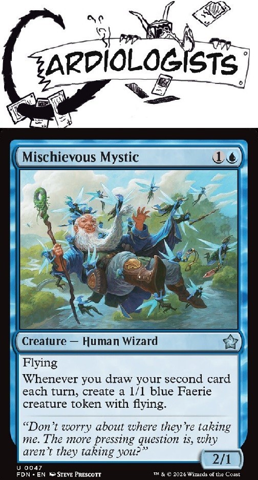 Mischievous Mystic 0047 - Foundations FDN - Uncommon MTG Wizard Creature - NM