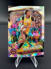 2025 Panini Prizm WNBA Rickea Jackson Cracked Ice Prizm Parallel Card