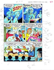 Sabrina Witch Archie Publications Hand-Painted Comic Color Guide 1998 21