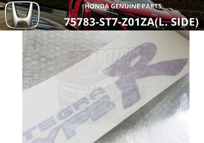 HONDA Genuine Side Decal Sticker 75783-ST7-Z01ZA Left side DC2 B18