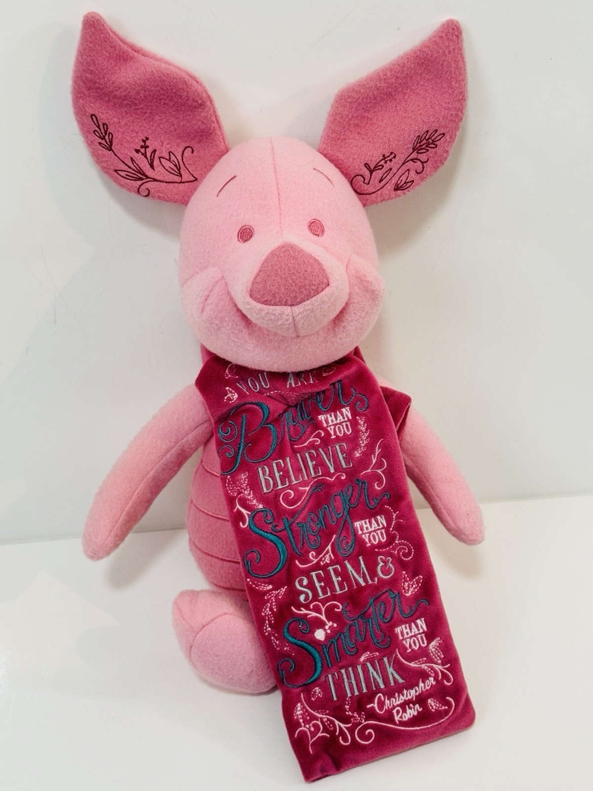 Disney Store Piglet Disney Wisdom Soft Toy 4 / 12 Limited Release Plush Soft Toy