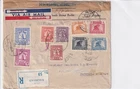 1941 Baghdad, Iraq to Beirut, Lebanon Registered Airmail FDC. (70057)