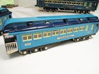 MTH 'Tinplate' Standard Gauge SET OF FOUR BLUE COMET PASSENGER CARS - excellent — photo 5