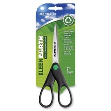 Westcott ACM44218 Kleenearth Scissors 2.75" Cut Length Black