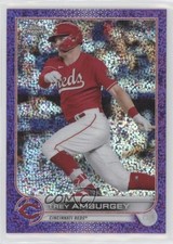 2022 Topps Chrome Purple Speckle Refractor 34/299 Trey Amburgey #61 0q1p
