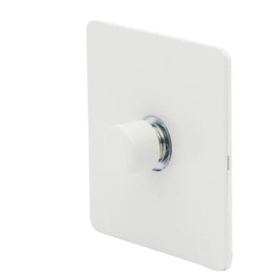 Schneider Electric LED Dimmer 1 Gang 2 Wege Push 100W weiß geformt elektrisch