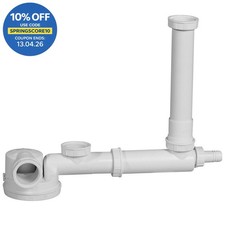 Wirquin Espace 1.5 or 2 Bowl Kitchen Sink Waste Pipe Kit Space Saving