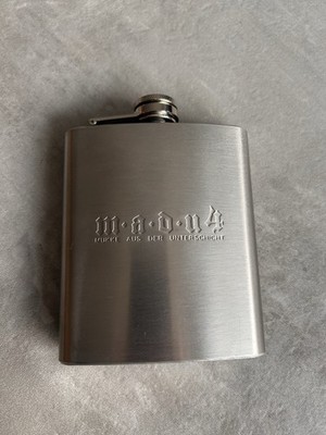 M.a.d.U 4 Bizzy Montana Edelstahl-Flachmann Neu Unbenutzt
