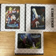 DanMachi Is It Wrong to Try Pickup Girls IC Card Stickers 3pcs Unused japan