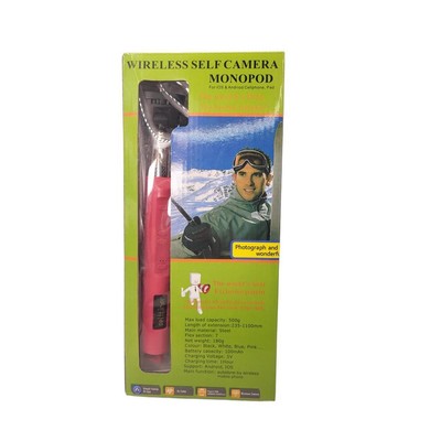 Bluetooth Selfie-Monopod mit Zoom, weiß