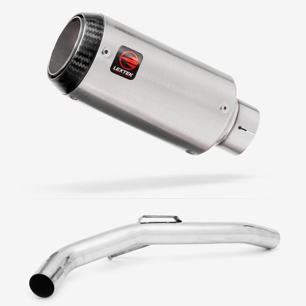 Lextek CP1 Exhaust 150mm with Link Pipe for Triumph Explorer 1200 12-18