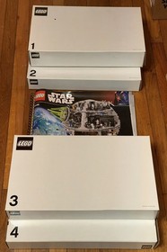 LEGO STAR WARS 10188 DEATH STAR ORIGINAL BOXES - MANUALS - NO MINI FIGURES! 