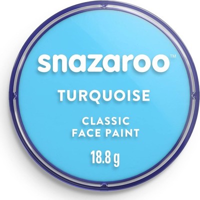 Snazaroo Classic Face and Body Paint 18.8g Pot Turquoise