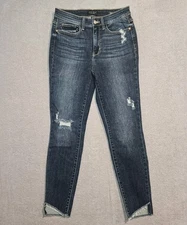 Judy Blue Jeans Womens 7/28 Denim Skinny Fit JB82326MD Stretch Distressed