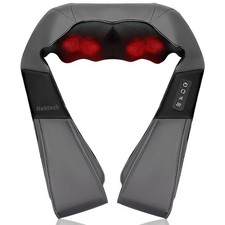 Nekteck Shiatsu Neck and Back Massager with Soothing Heat, Shoulder Massager ...
