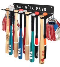 Baseball Softball Bat-Caddy Rack Hanger Organizer Equipment for Storage Hangi...