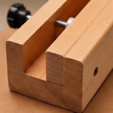 Holz Nähklemme Langschlitz Design Gürtel Bordürenklemme rutschfest für Werkstatt